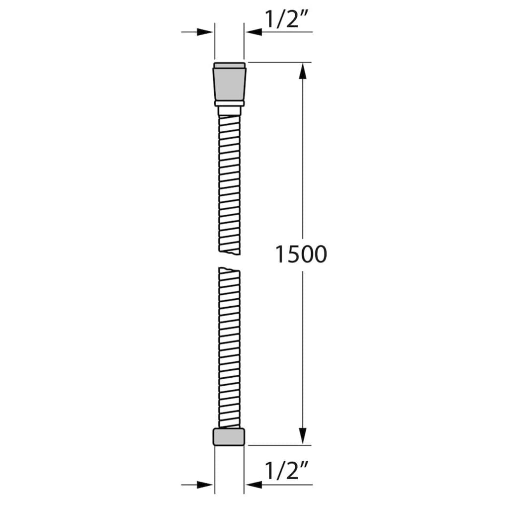 Tiger Ultrahose 150 cm Chrom