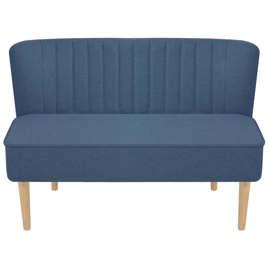 Sofa Stoff 117 x 55,5 x 77 cm Blau