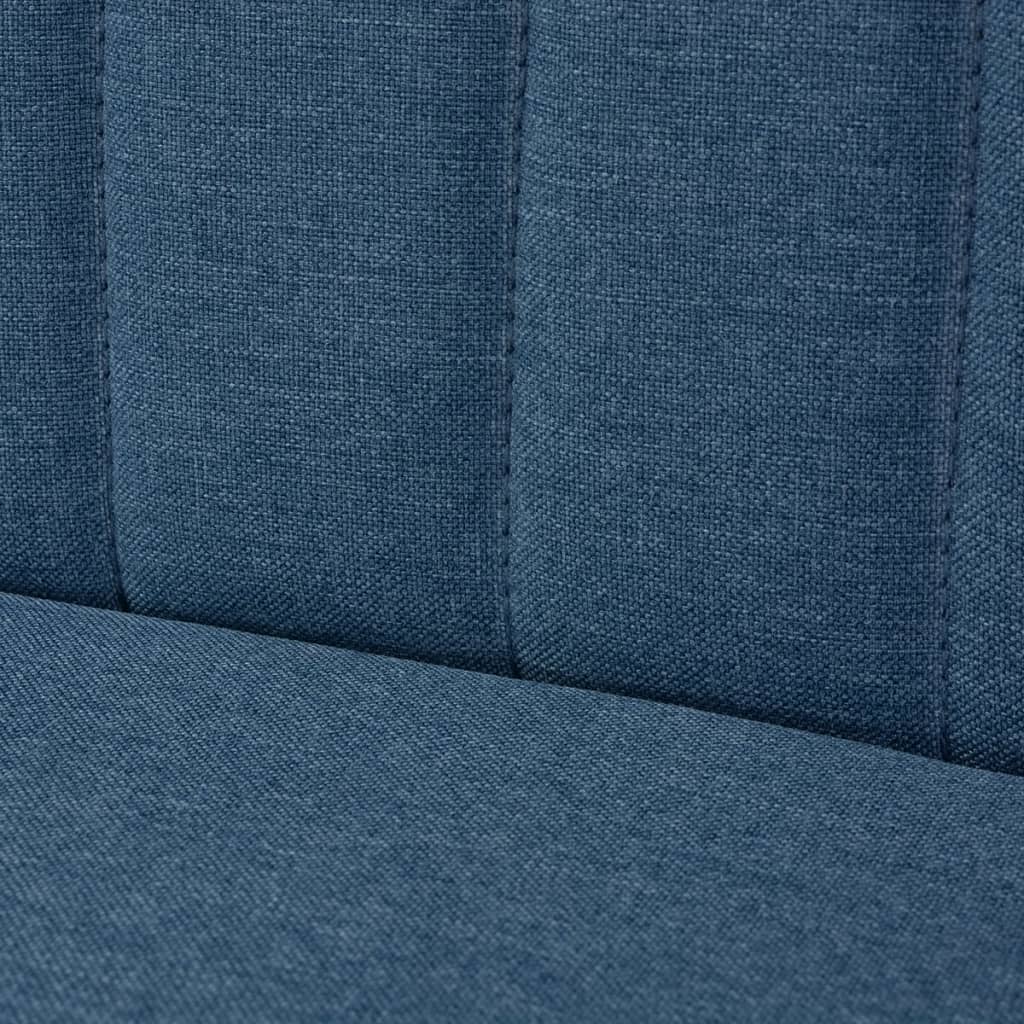 Sofa Stoff 117 x 55,5 x 77 cm Blau