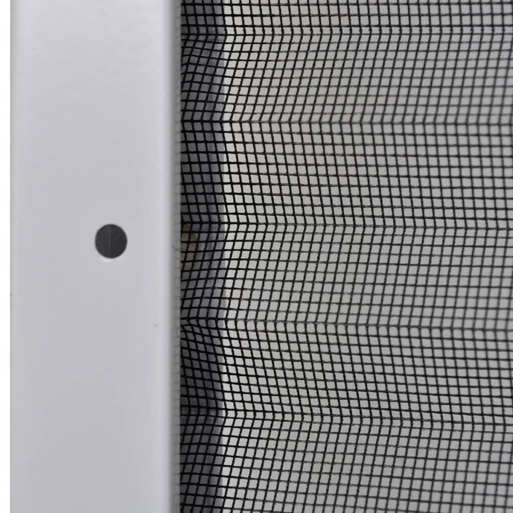 Insektenschutz-Plissee für Fenster Jalousie Aluminium 80x100 cm