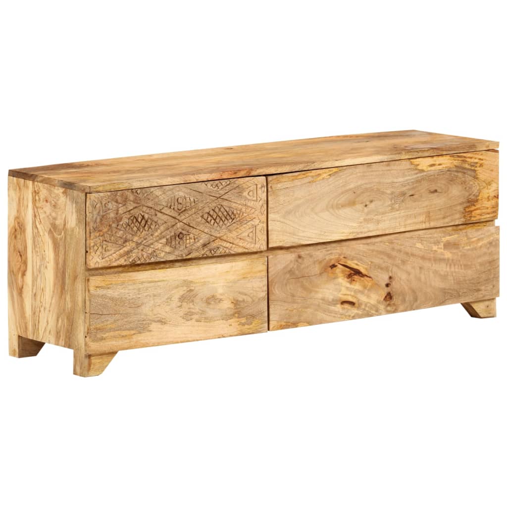 TV-Schrank Massivholz Mango 110x30x40 cm