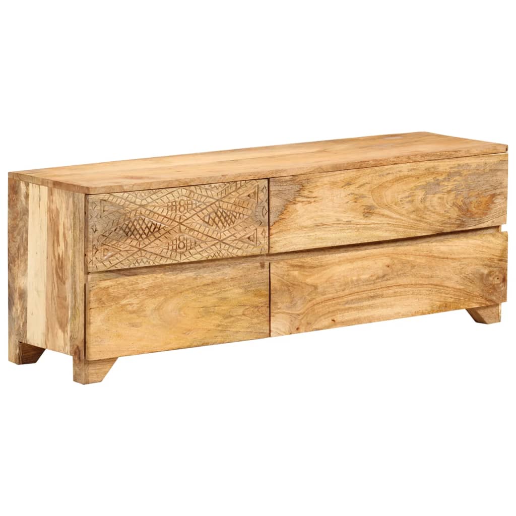 TV-Schrank Massivholz Mango 110x30x40 cm