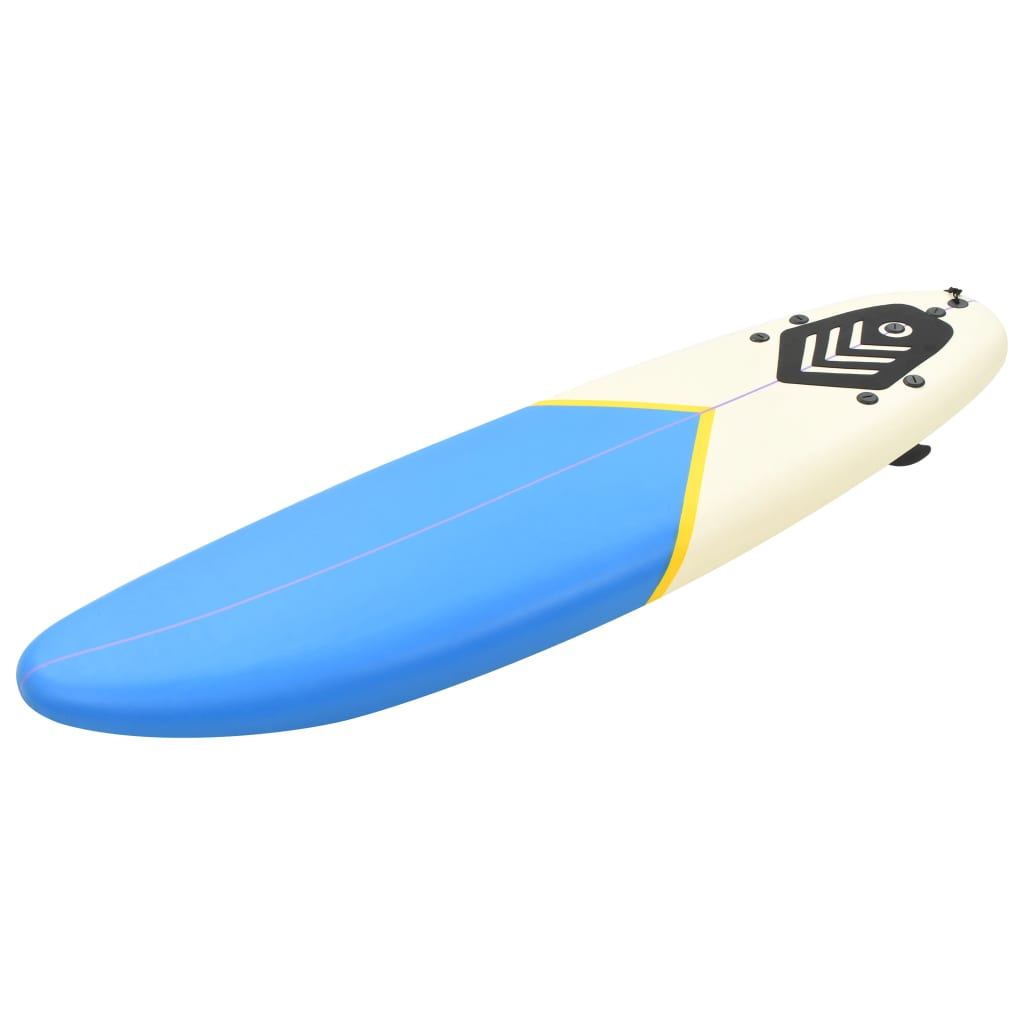 Surfbrett 170 cm Blau und Creme