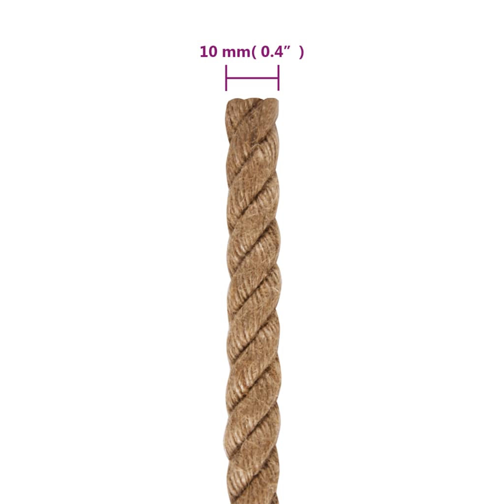 Seil 100 % Jute 10 mm 250 m