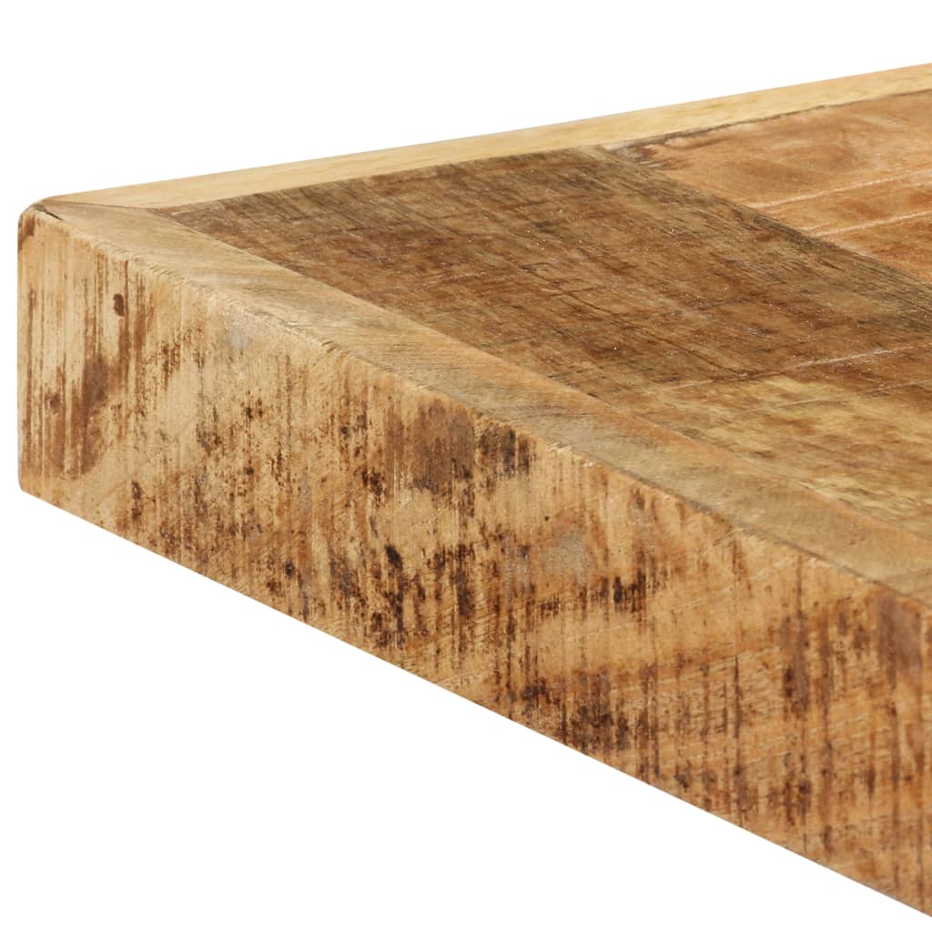 Esstisch 160 x 80 x 75 cm Raues Mangoholz Massiv