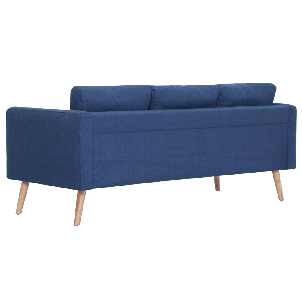 3-Sitzer-Sofa Stoff Blau