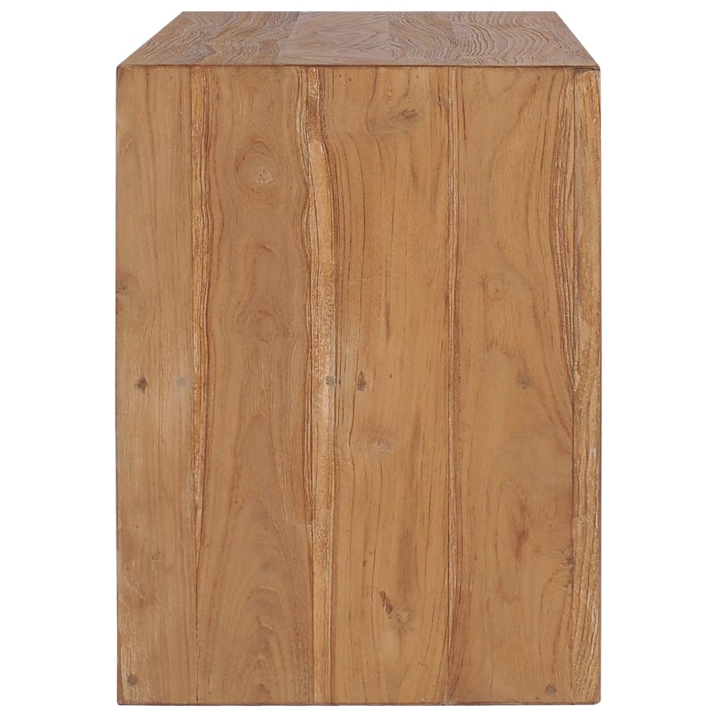 TV-Schrank 90x30x40 cm Massivholz Teak