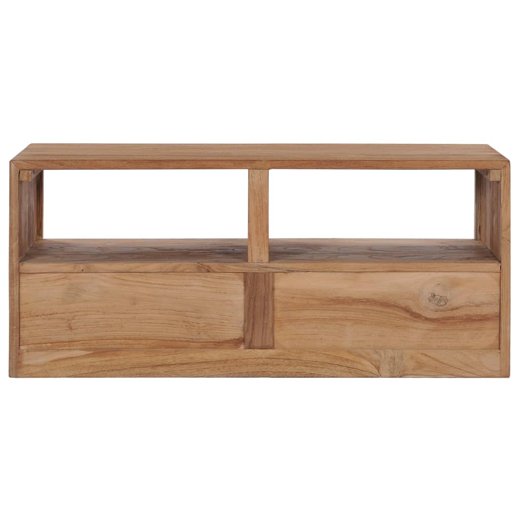 TV-Schrank 90x30x40 cm Massivholz Teak