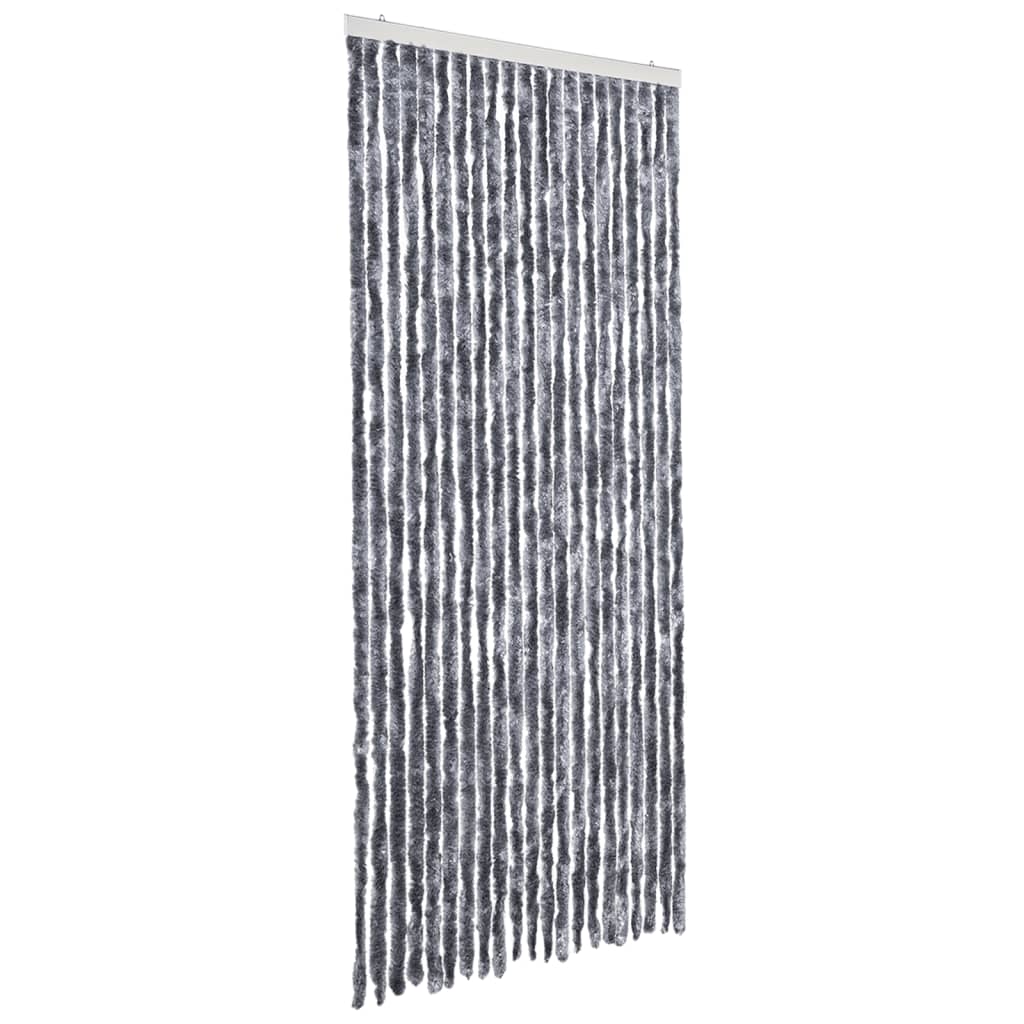 Insektenschutz-Vorhang Silbern 90x220 cm Chenille
