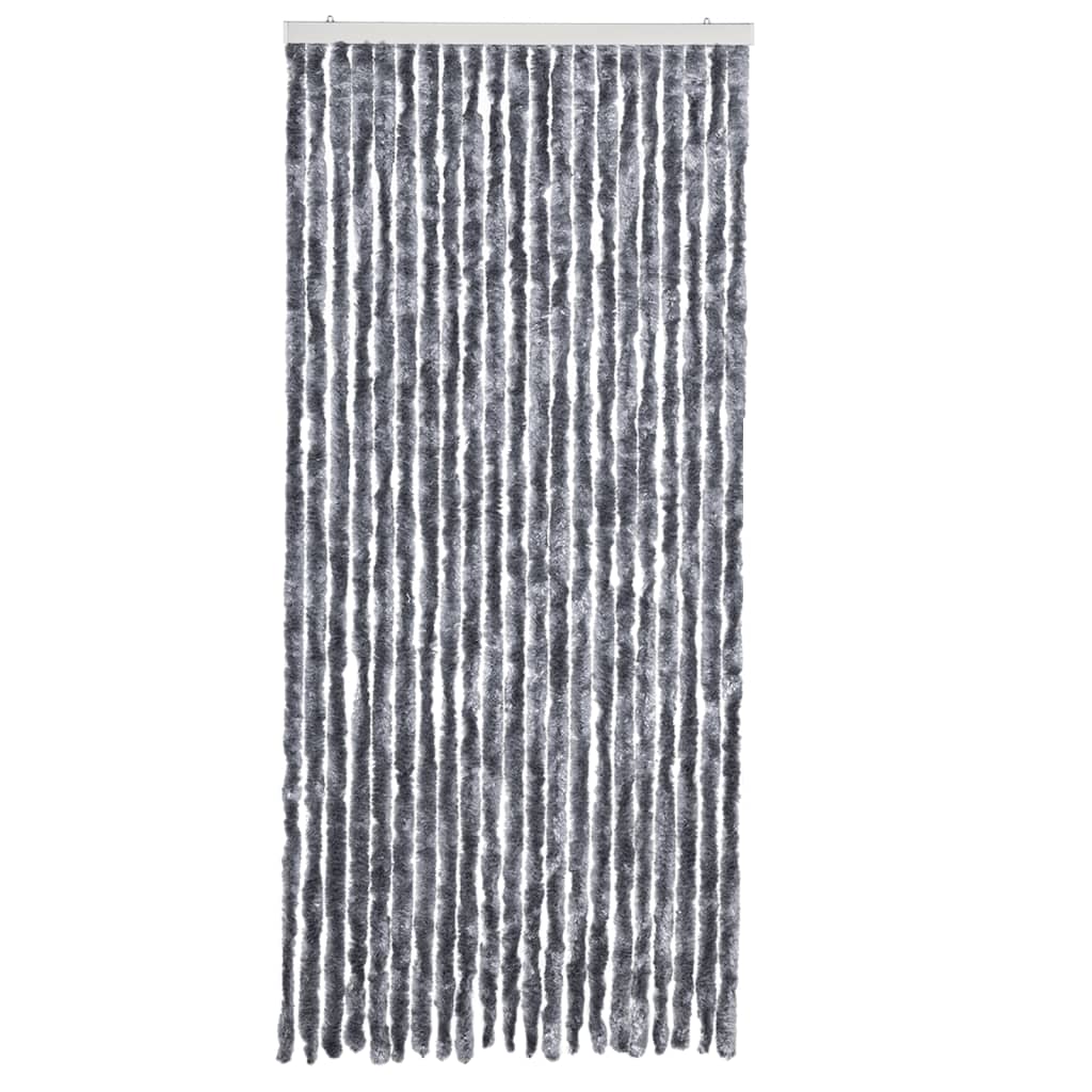 Insektenschutz-Vorhang Silbern 90x220 cm Chenille