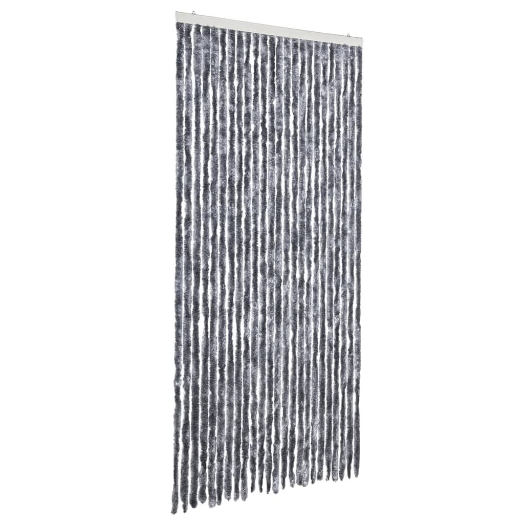 Insektenschutz-Vorhang Silbern 100x220 cm Chenille