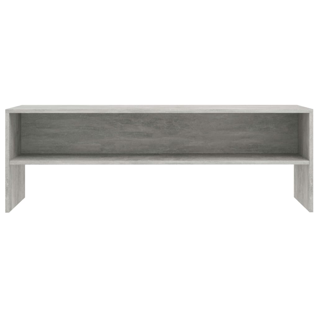 TV-Schrank Betongrau 120x40x40 cm Holzwerkstoff