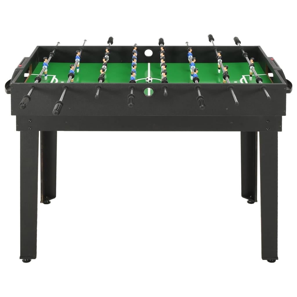 15-in-1 Multigame-Tisch 121×61×82 cm Schwarz