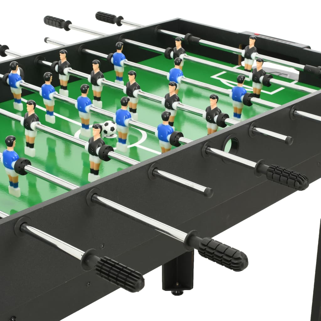 15-in-1 Multigame-Tisch 121×61×82 cm Schwarz