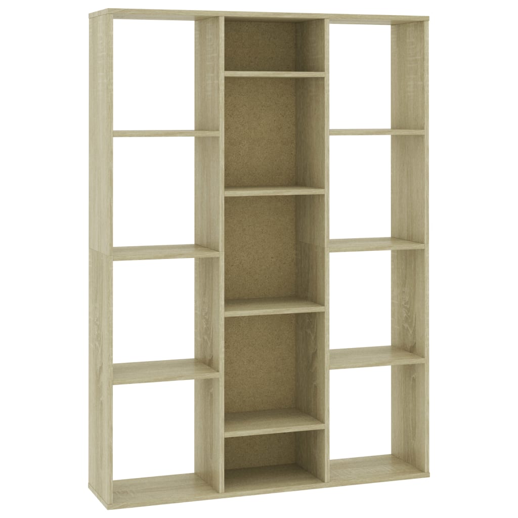 Raumteiler/Bücherregal Sonoma-Eiche 100x24x140 cm Holzwerkstoff