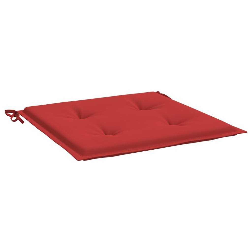 Gartenstuhl-Kissen 4 Stk. Rot 40x40x3 cm Oxford-Gewebe