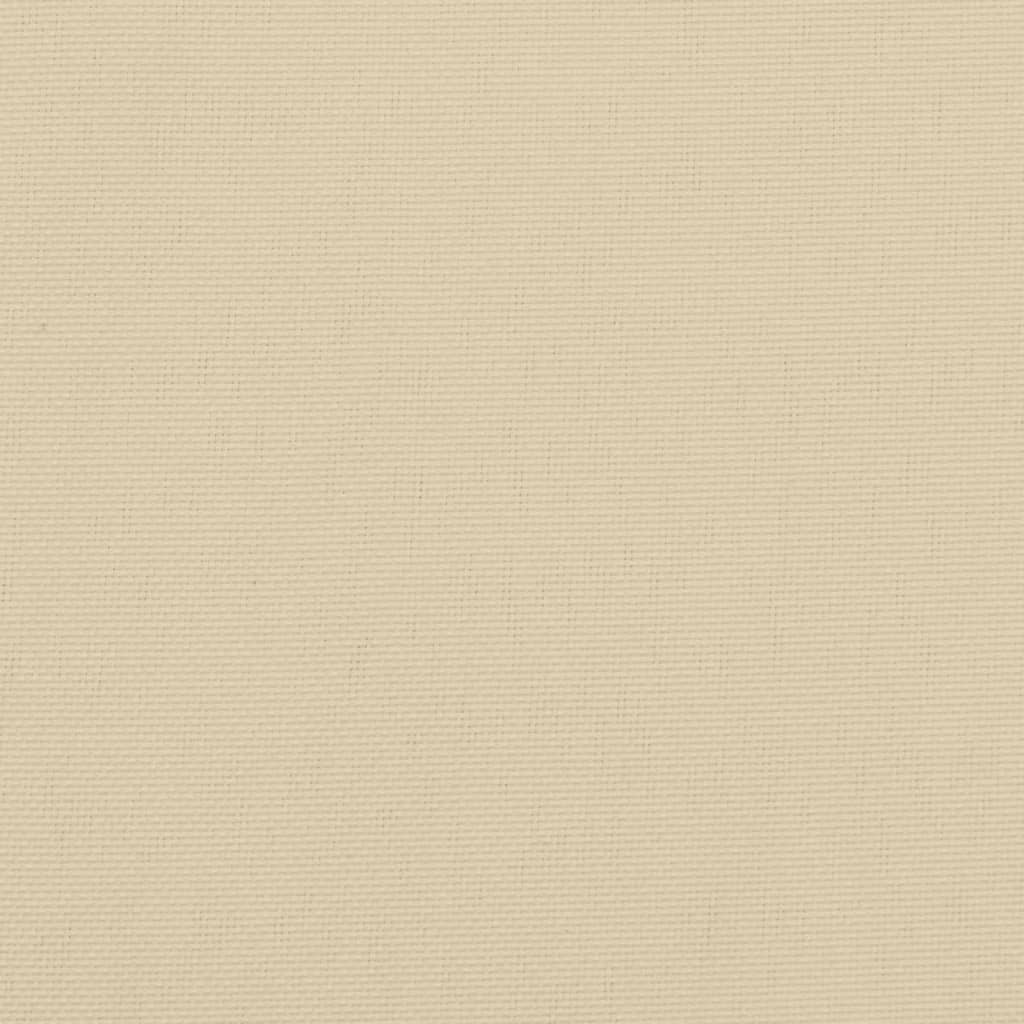 Gartenstuhl-Kissen 2 Stk. Beige 50x50x3 cm Oxford-Gewebe