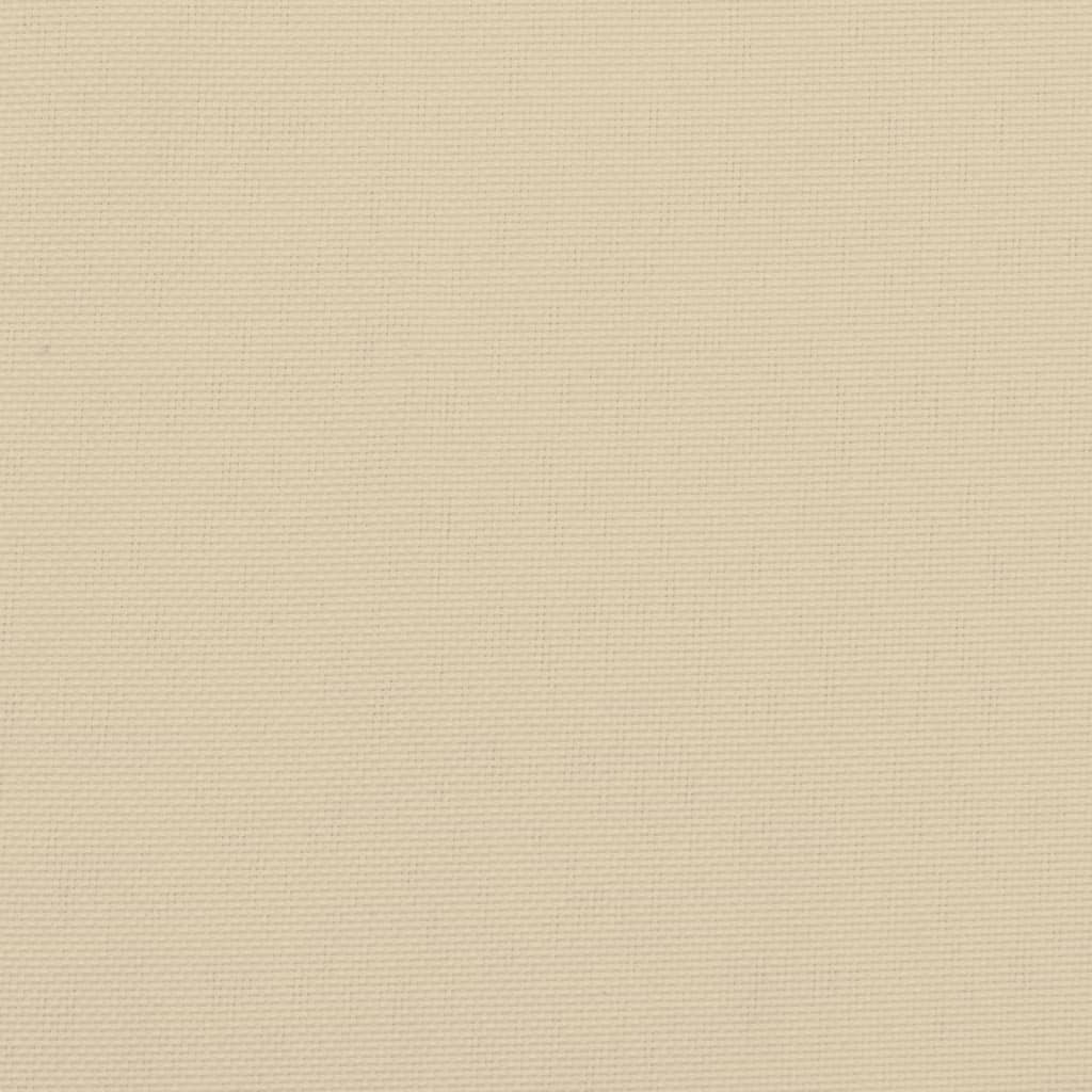 Gartenbank-Auflage Beige 200x50x3 cm Oxford-Gewebe