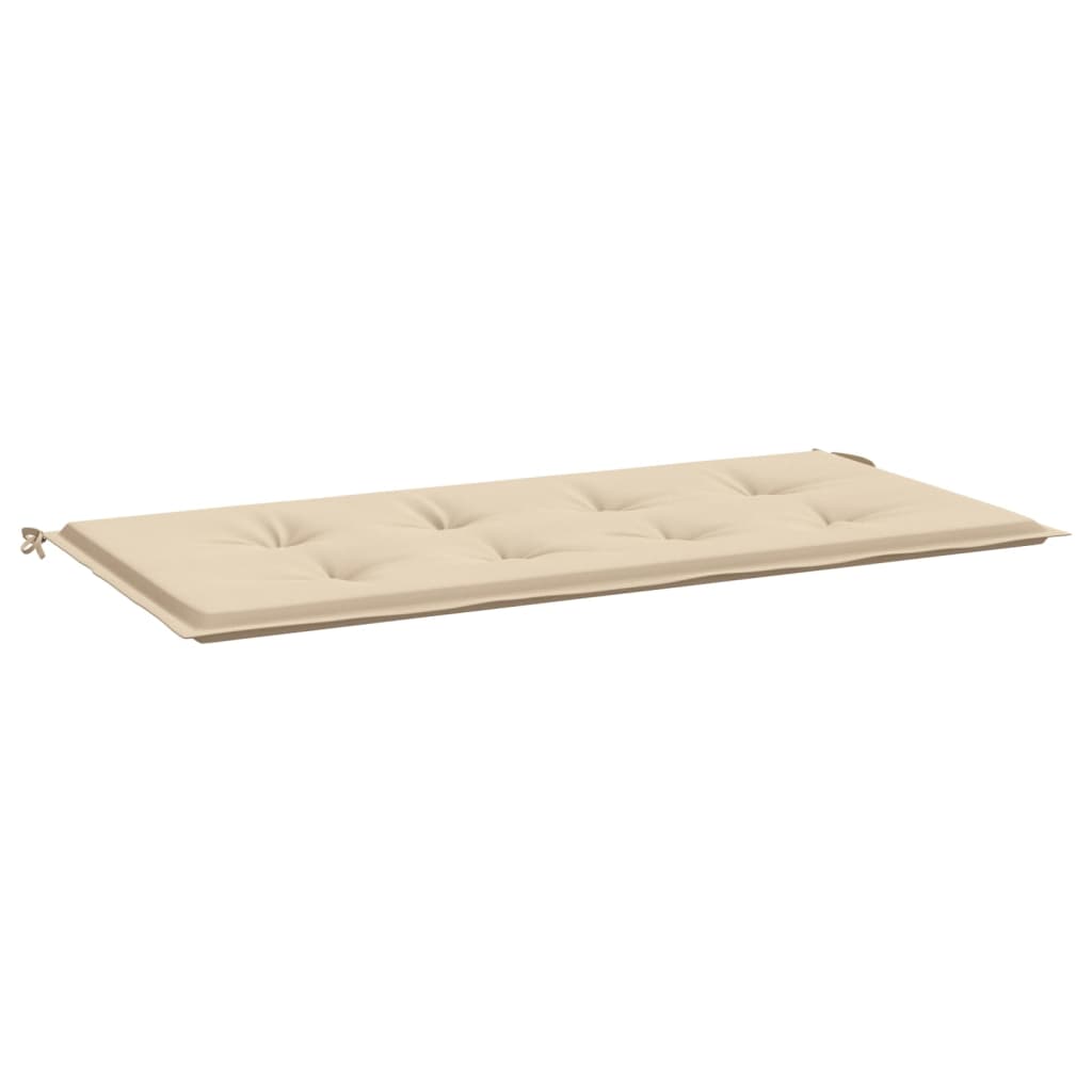 Gartenbank-Auflage Beige 100x50x3 cm Oxford-Gewebe