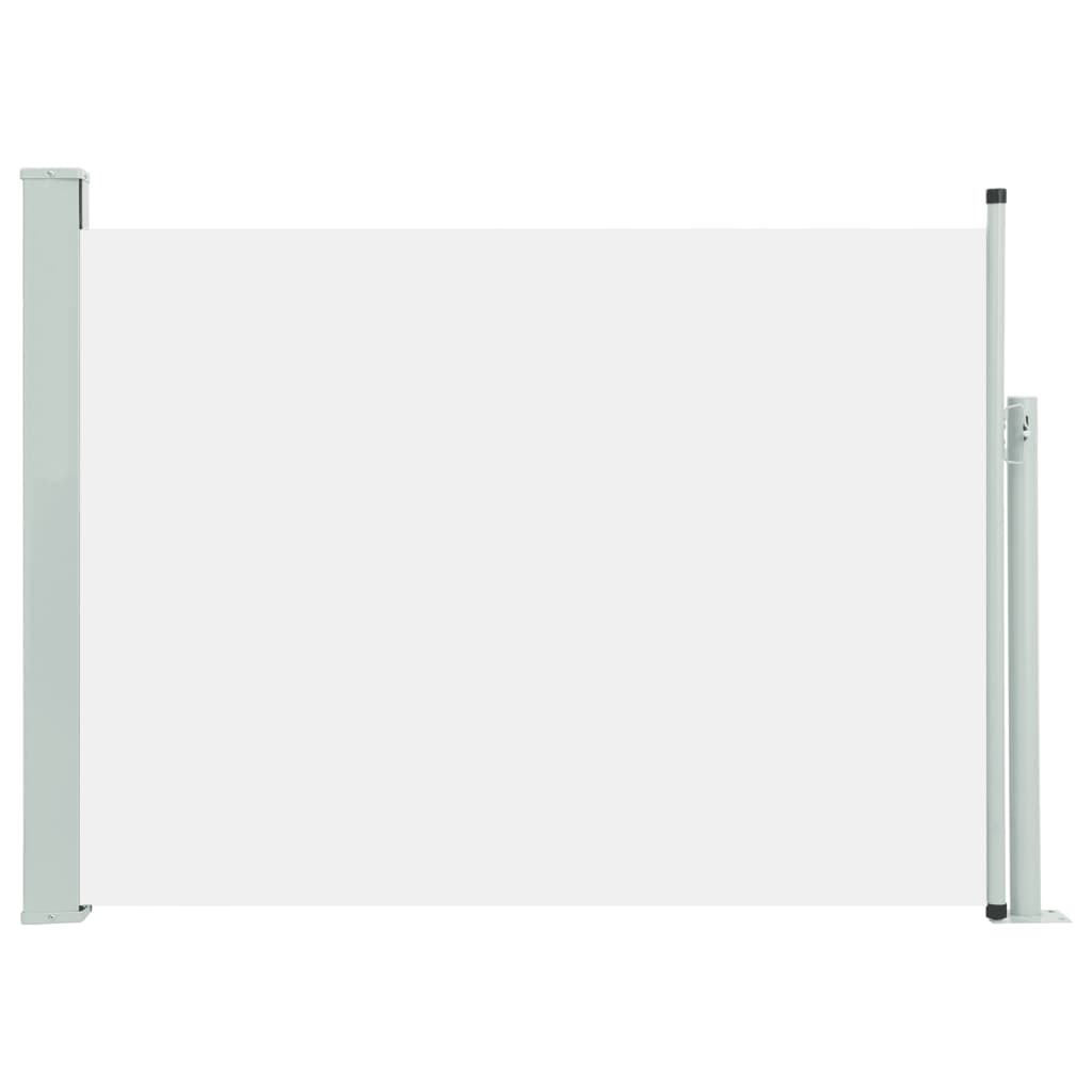 Ausziehbare Seitenmarkise 100×500 cm Creme