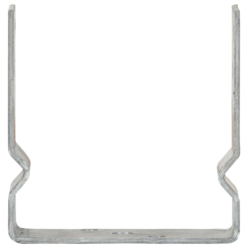 Pfostenträger 2 Stk. Silbern 14×6×15 cm Verzinkter Stahl