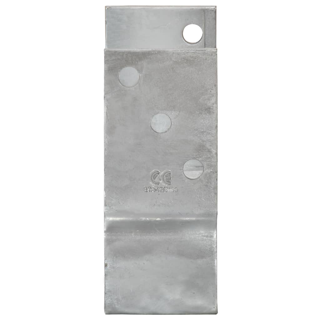Pfostenträger 2 Stk. Silbern 14×6×15 cm Verzinkter Stahl