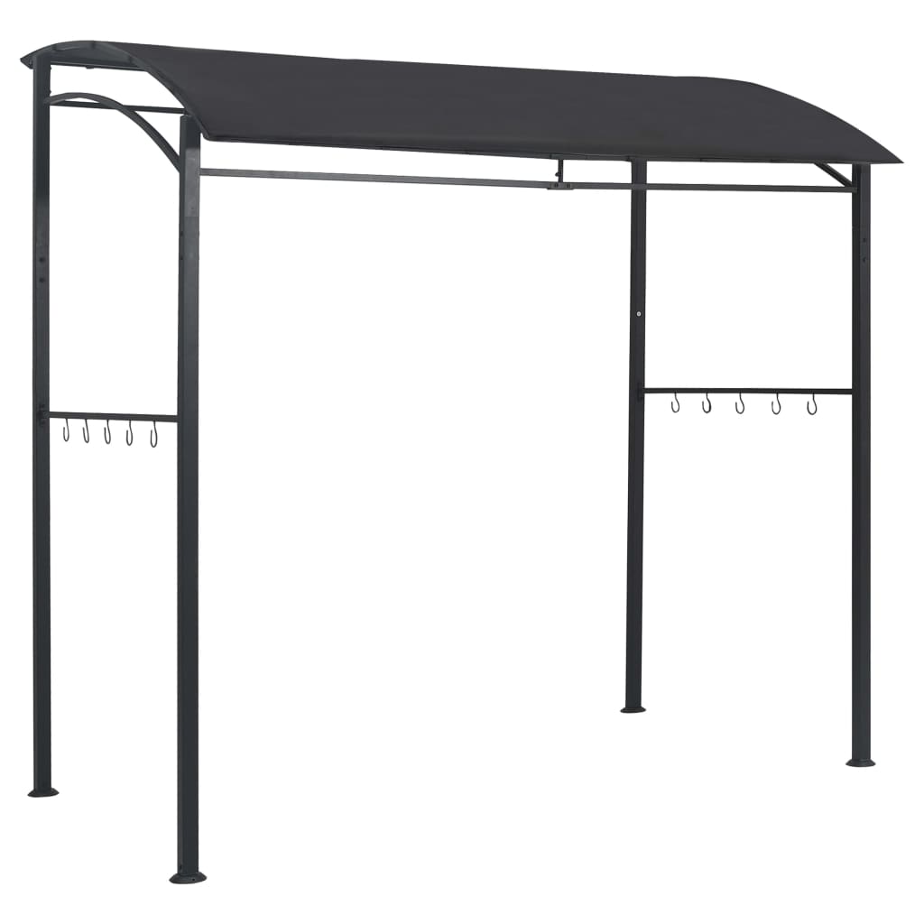 BBQ-Pavillon 215x150x220 cm Anthrazit Stahl