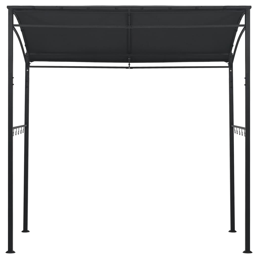 BBQ-Pavillon 215x150x220 cm Anthrazit Stahl