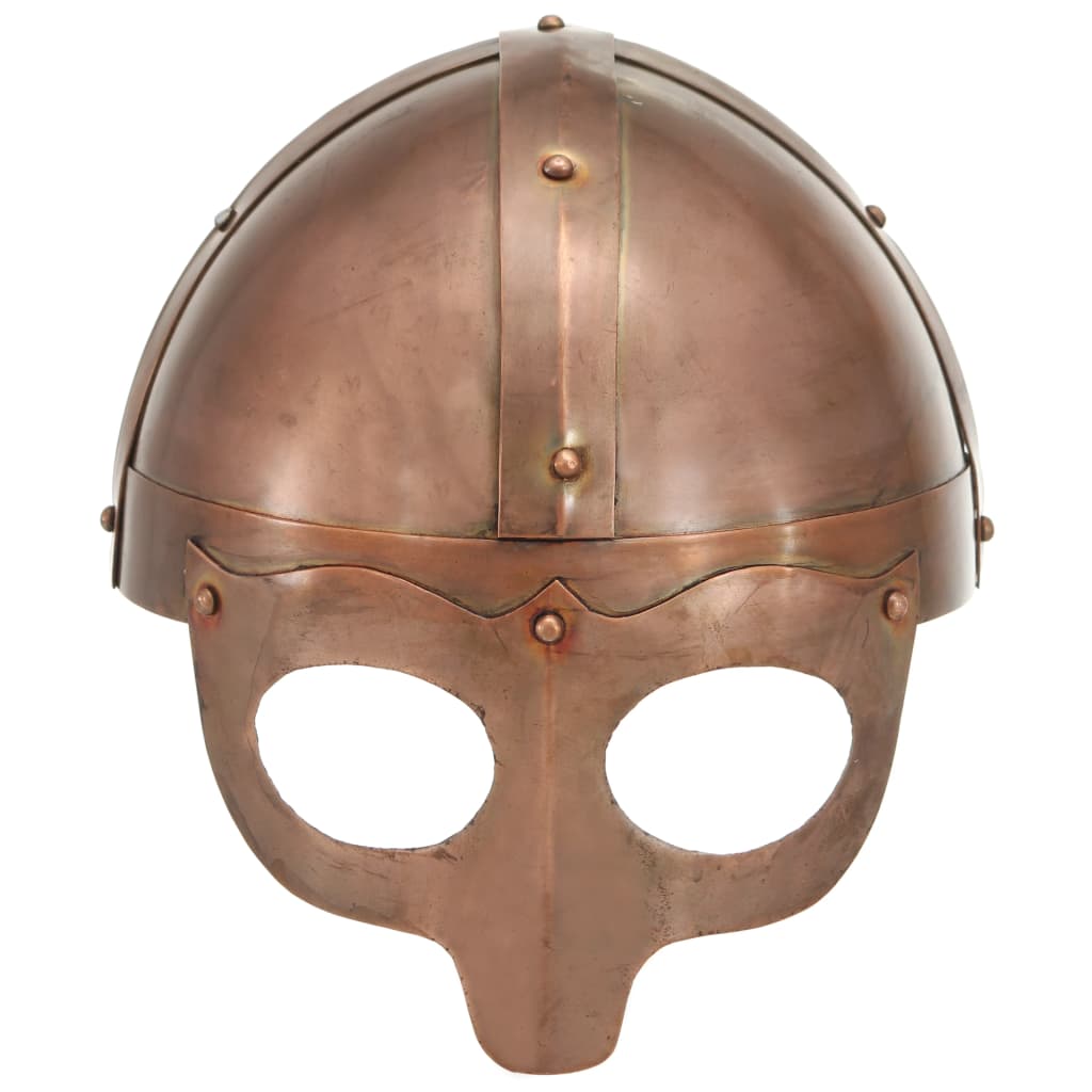 Wikinger-Helm Antik Replik LARP Kupfern Stahl