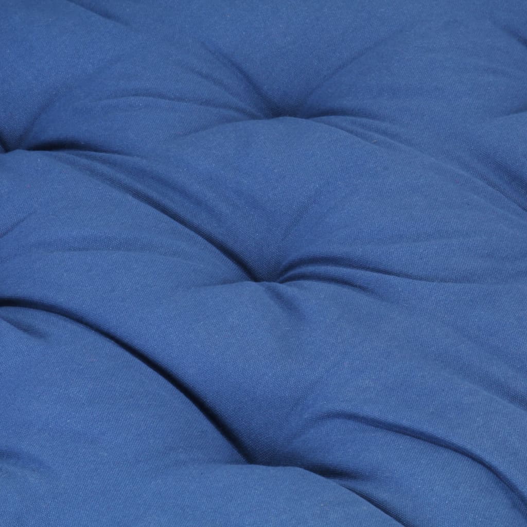 Palettenkissen Baumwolle 120×40×7 cm Hellblau