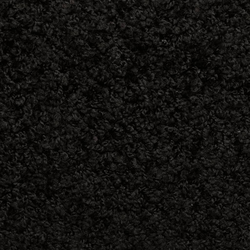 Teppich-Treppenstufen 15 Stk. 65x21x4 cm Schwarz