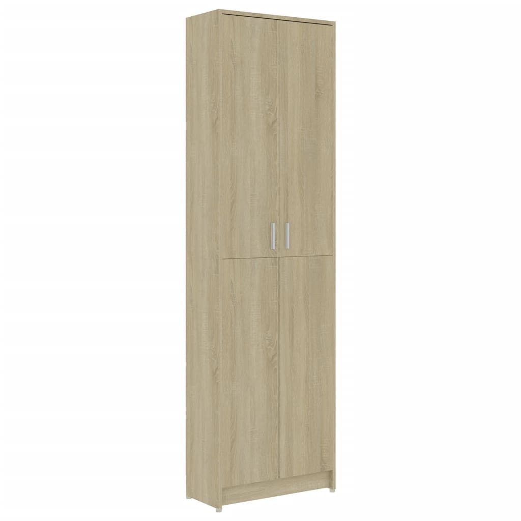 Garderobenschrank Sonoma-Eiche 55x25x189 cm Holzwerkstoff