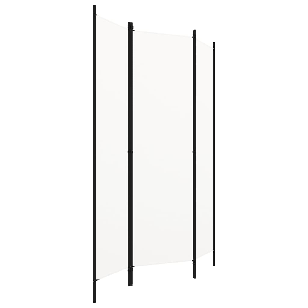 3-tlg. Raumteiler Weiß 150x180 cm