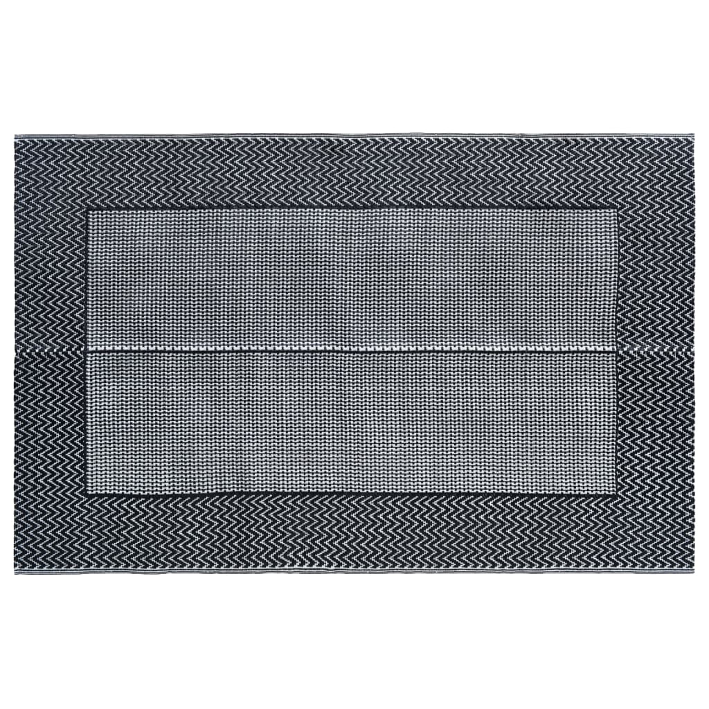 Outdoor-Teppich Grau 190x290 cm PP