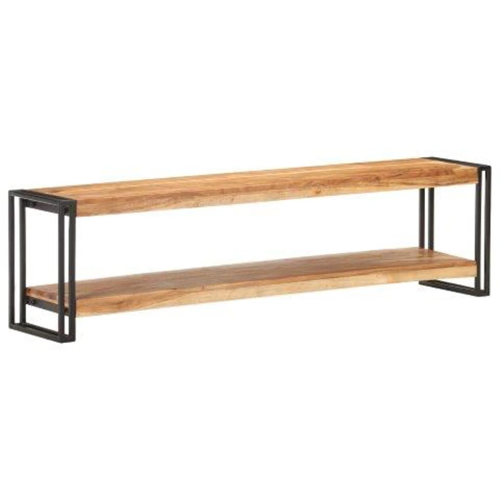 TV-Schrank 150x30x40 cm Massivholz Akazie