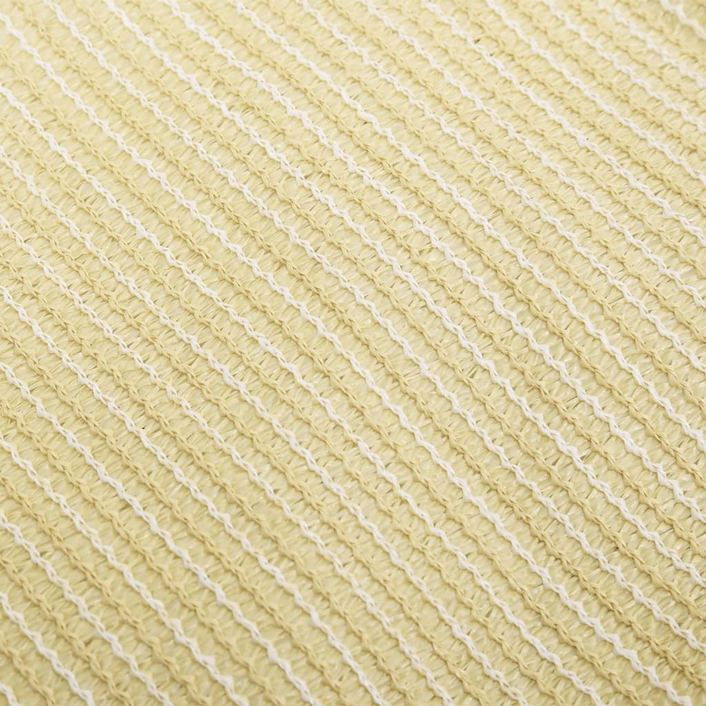 Sonnensegel 160 g/m² Beige 4x4 m HDPE