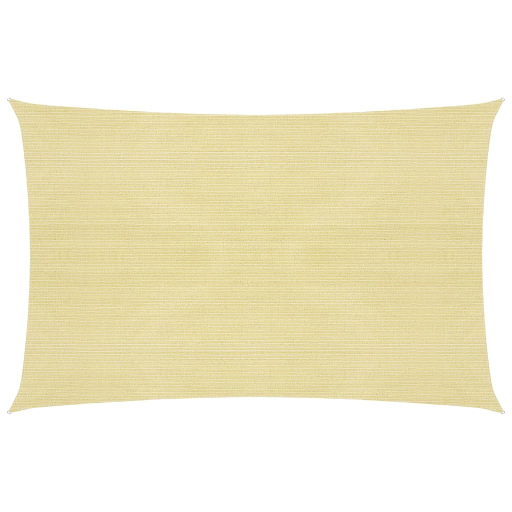 Sonnensegel 160 g/m² Beige 2x3,5 m HDPE