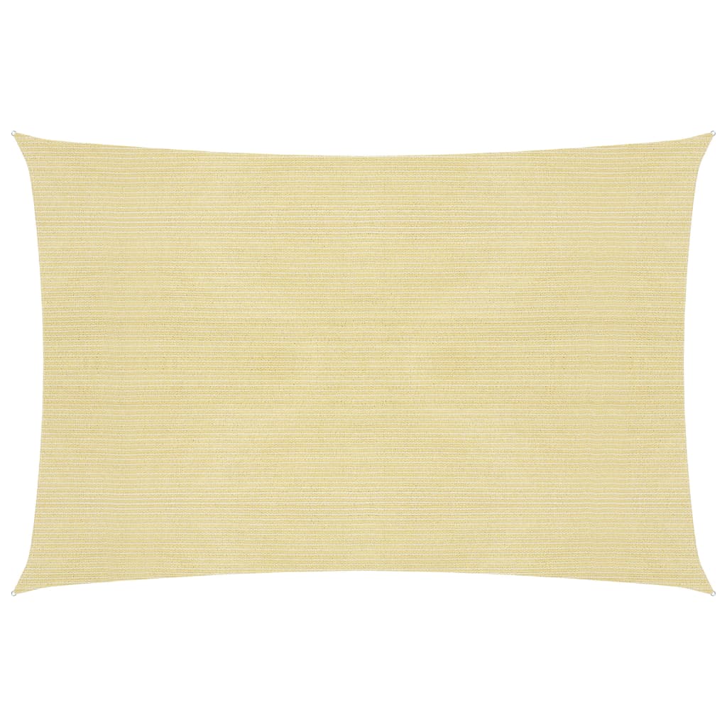 Sonnensegel 160 g/m² Beige 4x7 m HDPE