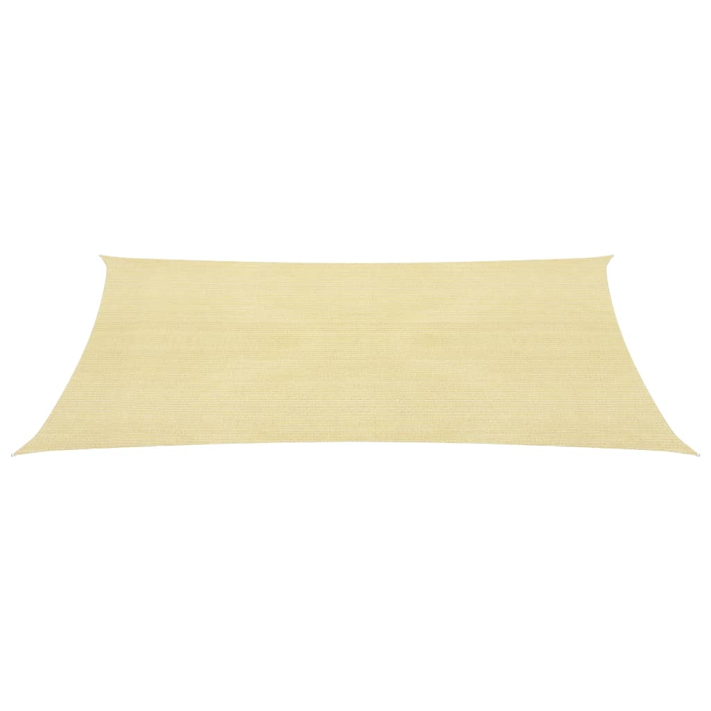 Sonnensegel 160 g/m² Beige 5x6 m HDPE