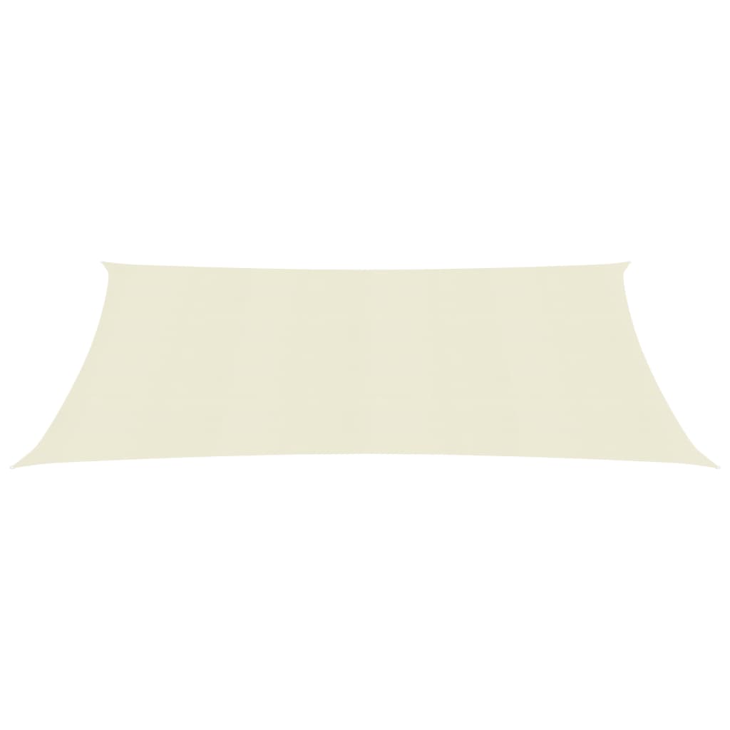 Sonnensegel 160 g/m² Creme 3x6 m HDPE