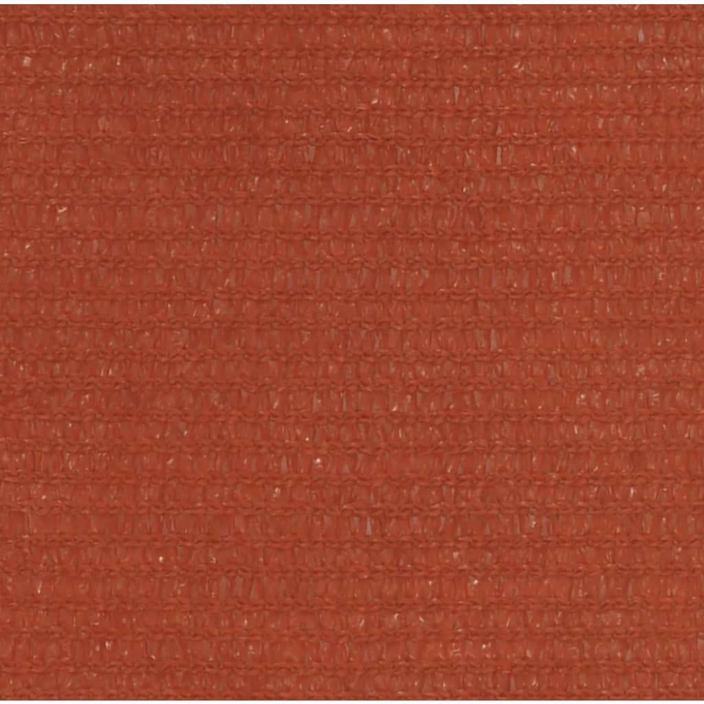 Sonnensegel 160 g/m² Terracotta-Rot 2,5x4 m HDPE