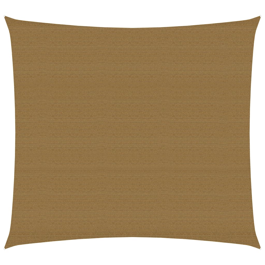 Sonnensegel 160 g/m² Taupe 3,6x3,6 m HDPE