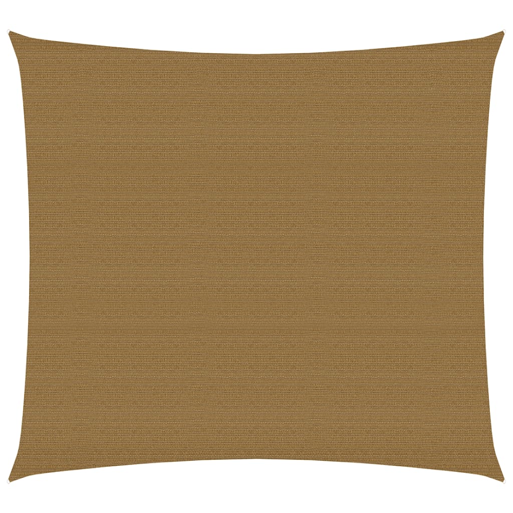 Sonnensegel 160 g/m² Taupe 6x6 m HDPE