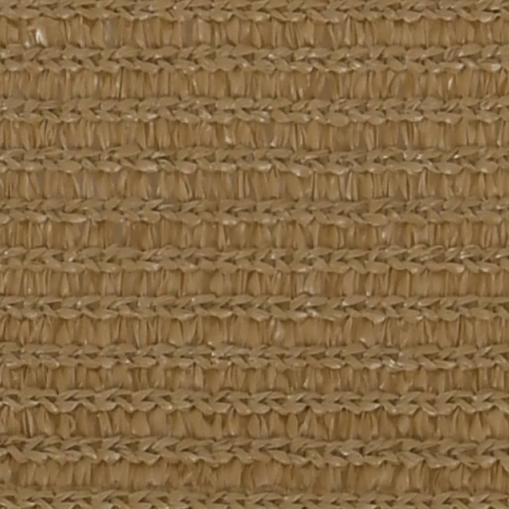 Sonnensegel 160 g/m² Taupe 6x6 m HDPE