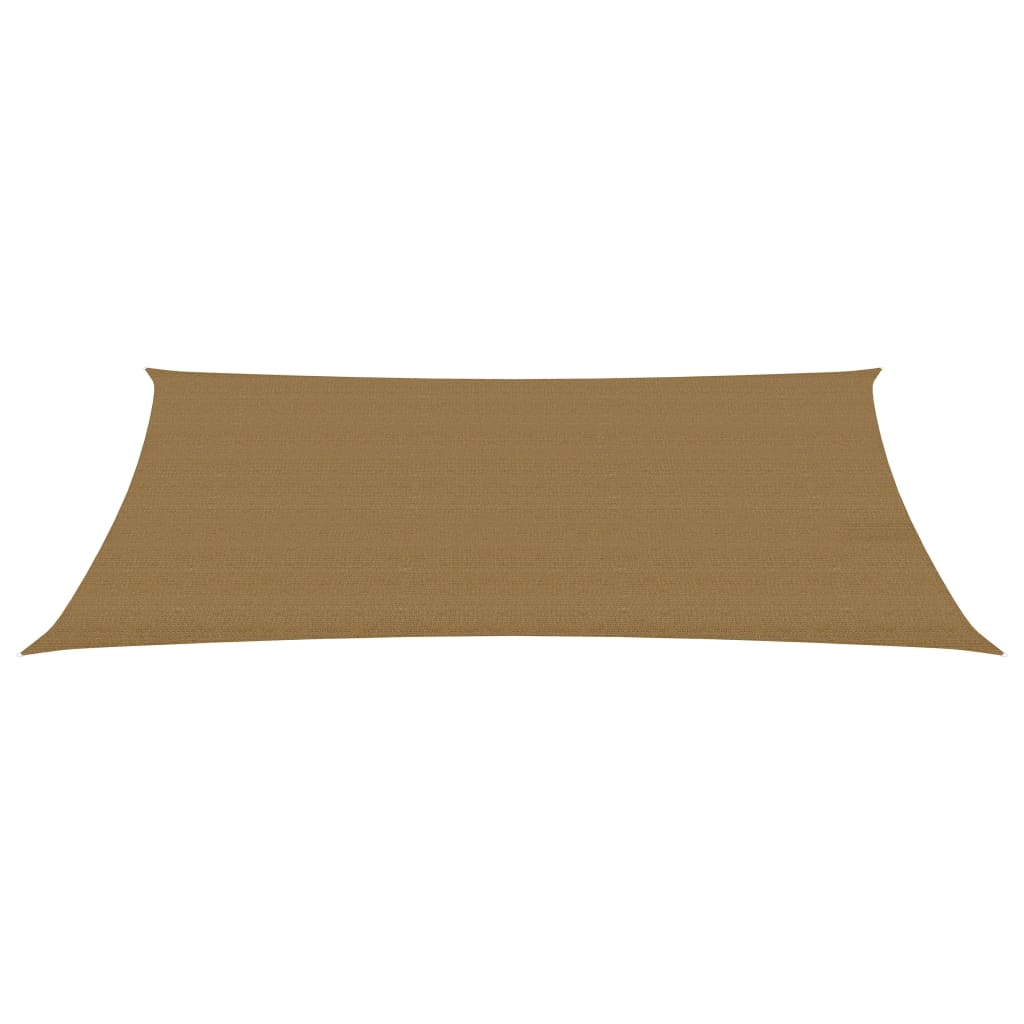 Sonnensegel 160 g/m² Taupe 2x4 m HDPE