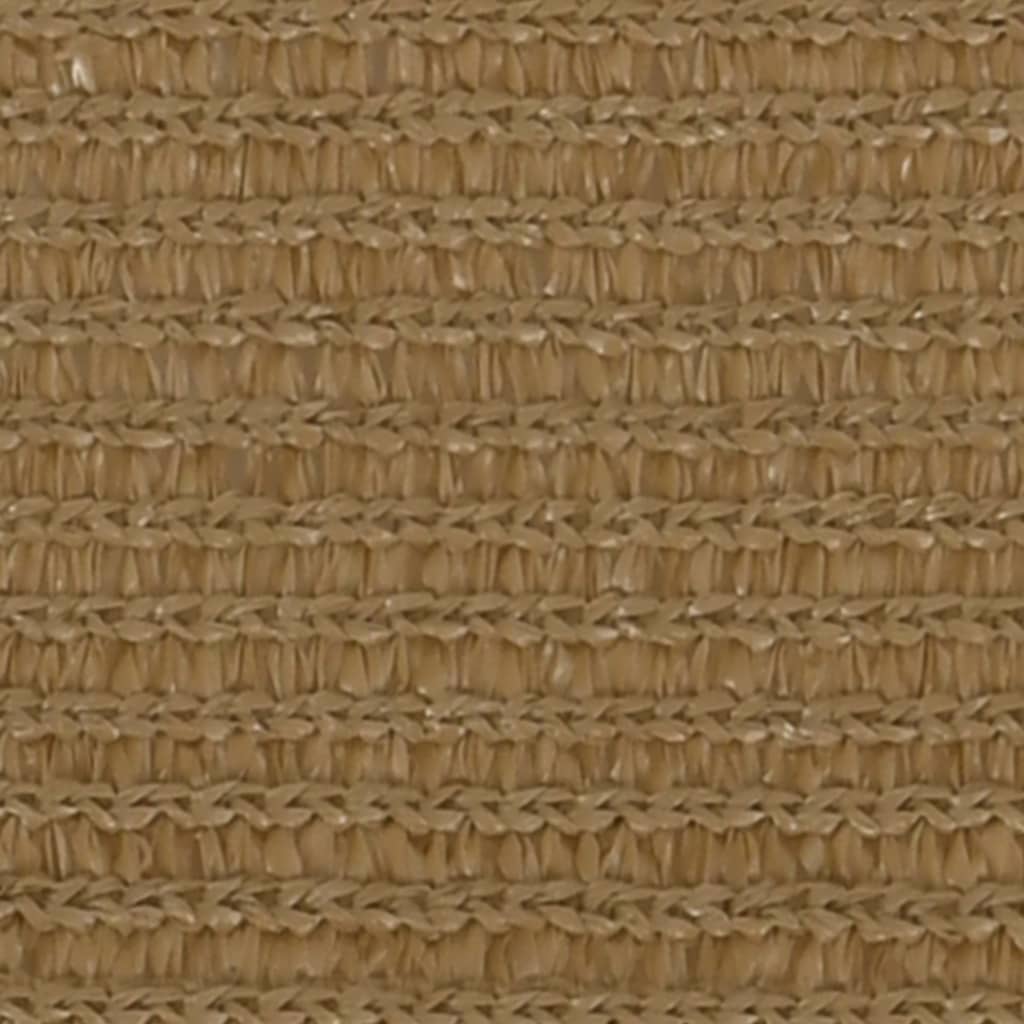 Sonnensegel 160 g/m² Taupe 2x4 m HDPE