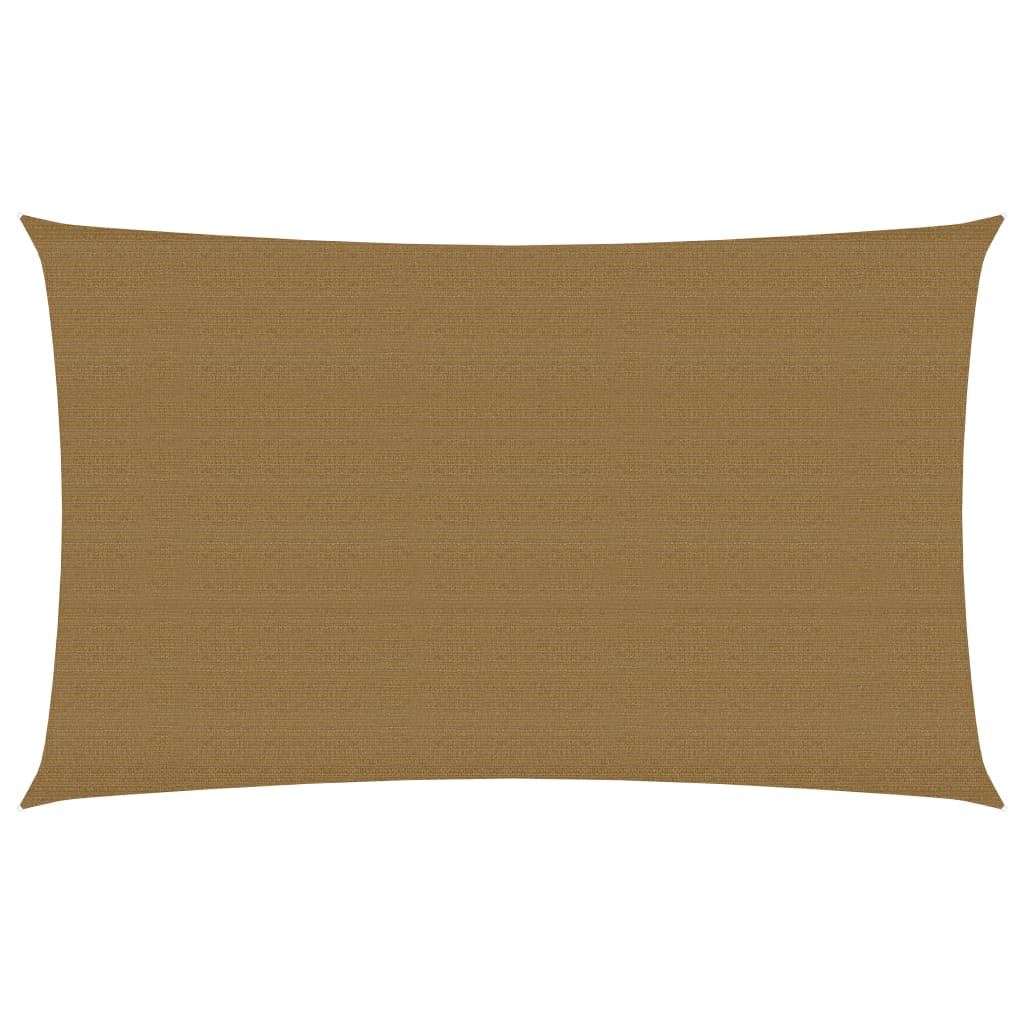 Sonnensegel 160 g/m² Taupe 3x6 m HDPE