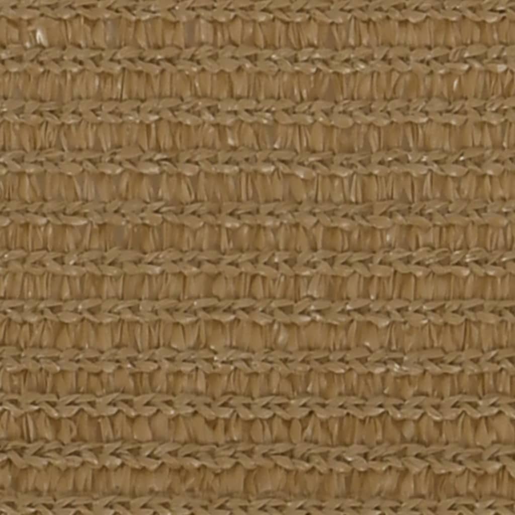 Sonnensegel 160 g/m² Taupe 3x6 m HDPE