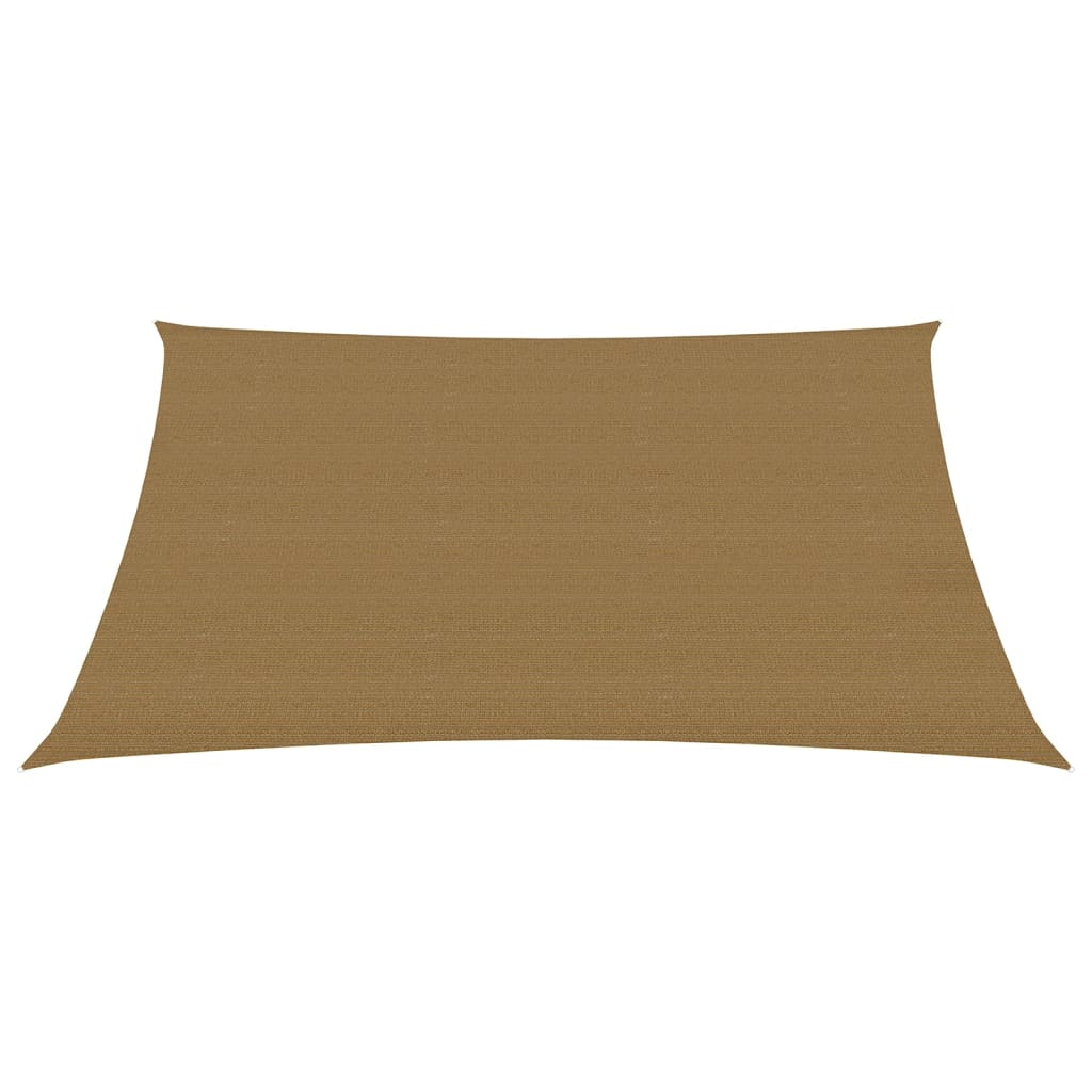 Sonnensegel 160 g/m² Taupe 3,5x4,5 m HDPE