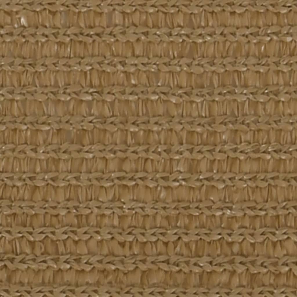 Sonnensegel 160 g/m² Taupe 6x7 m HDPE